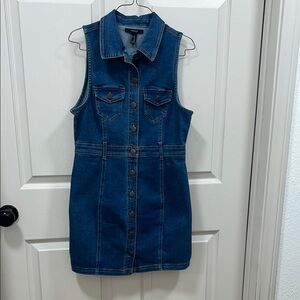 Forever 21 Blue Denim Mini Dress